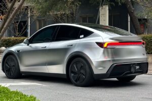 tesla model y rear logo 2