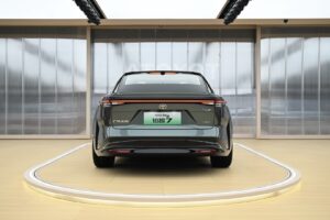 toyota bz7 electric sedan unveiled with flagship size and styling packs avalon ev vibes 10 6