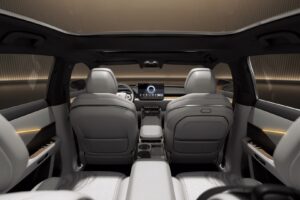 toyota bz7 electric sedan unveiled with flagship size and styling packs avalon ev vibes 11 13