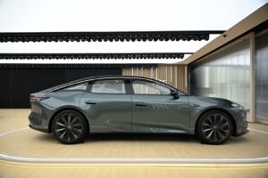 toyota bz7 electric sedan unveiled with flagship size and styling packs avalon ev vibes 14 7