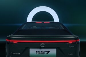 toyota bz7 electric sedan unveiled with flagship size and styling packs avalon ev vibes 5 18