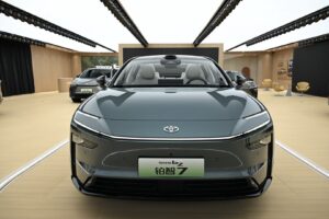 toyota bz7 electric sedan unveiled with flagship size and styling packs avalon ev vibes 9 5