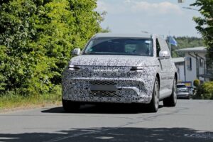 2026 genesis gv90 three row luxury electric suv caught lapping the nurburgring in anger 13 34