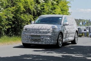 2026 genesis gv90 three row luxury electric suv caught lapping the nurburgring in anger 14 27