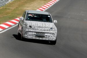 2026 genesis gv90 three row luxury electric suv caught lapping the nurburgring in anger 2 3