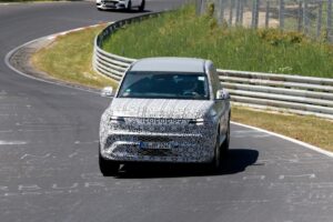 2026 genesis gv90 three row luxury electric suv caught lapping the nurburgring in anger 26 7