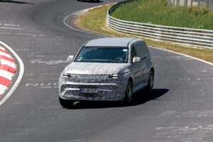 2026 genesis gv90 three row luxury electric suv caught lapping the nurburgring in anger 27 6