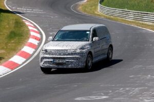 2026 genesis gv90 three row luxury electric suv caught lapping the nurburgring in anger 28 13