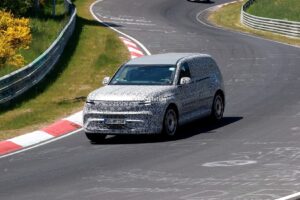 2026 genesis gv90 three row luxury electric suv caught lapping the nurburgring in anger 29 12