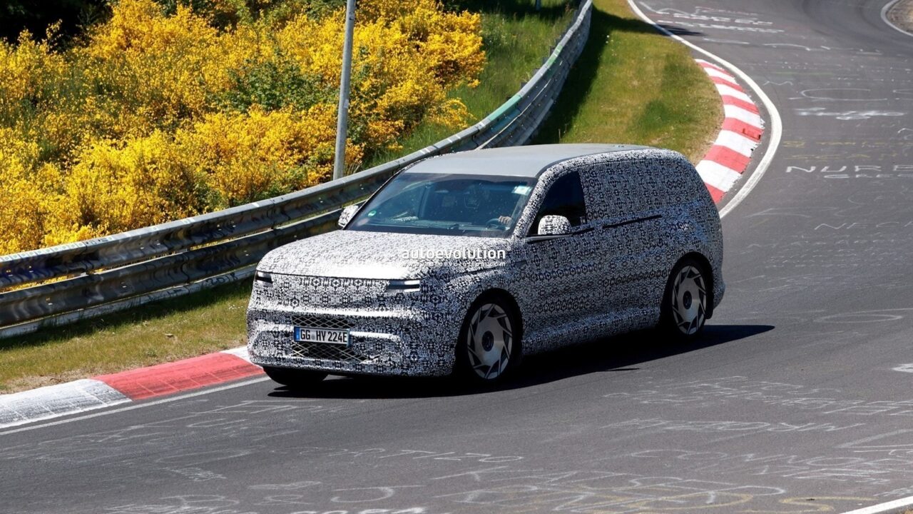 2026 genesis gv90 three row luxury electric suv caught lapping the nurburgring in anger 30 3