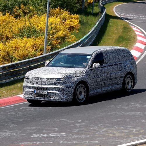 2026 genesis gv90 three row luxury electric suv caught lapping the nurburgring in anger 30 9