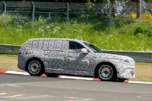 2026 genesis gv90 three row luxury electric suv caught lapping the nurburgring in anger 6 37