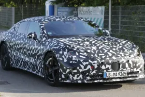 Mercedes AMG GT 4 Door EV spy shots 2 3