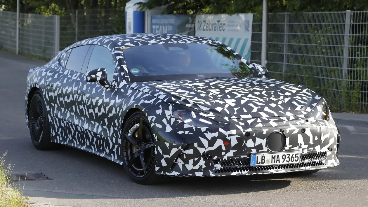 Mercedes AMG GT 4 Door EV spy shots 2 4