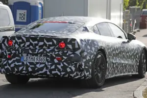 Mercedes AMG GT 4 Door EV spy shots 6 4