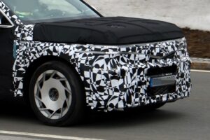 2026 genesis gv90 rocks triangular illuminated grille in new spy photos 5 6