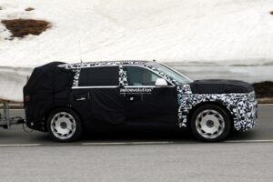 2026 genesis gv90 rocks triangular illuminated grille in new spy photos 6 3