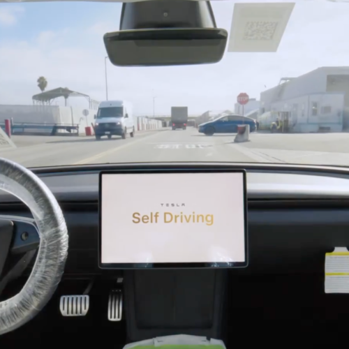 Tesla Self driving Fremont factory 7