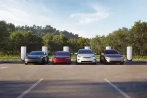 tesla lineup supercharging 2
