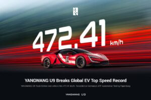 yangwang u9 track edition top speed ev record 2