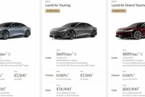Lucid Air lease price 4