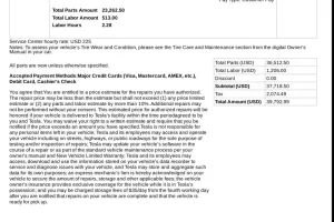 테슬라 배터리 교체비 3,359만 원…차값의 1.5배 넘었다 g45vref 2 5