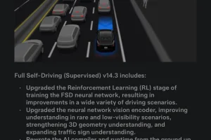 테슬라, FSD v14.3 배포 시작…AI 컴파일러 전면 교체로 반응속도 20% 단축 48e3c2f89f0f33af33f01ca1c77df320 4