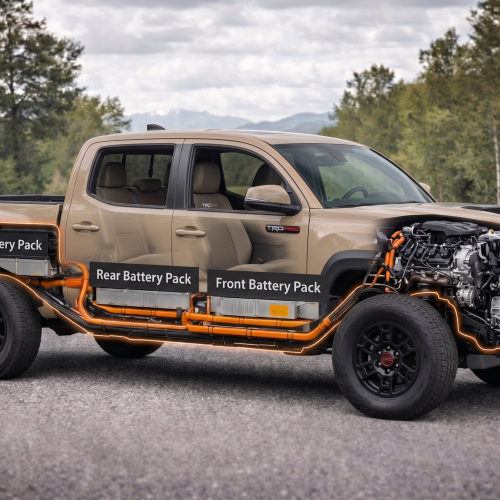 토요타, 픽업트럭 PHEV 특허 출원…타코마에 플러그인 달리나 12