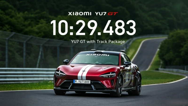 샤오미 YU7 GT, 운전자 없이 뉘르부르크링 완주 1